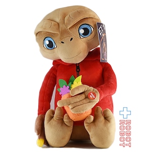 キッドロボット  E.T. 赤パーカー インタラクティブ 胸＆指ライトアップ 13インチぬいぐるみ人形
