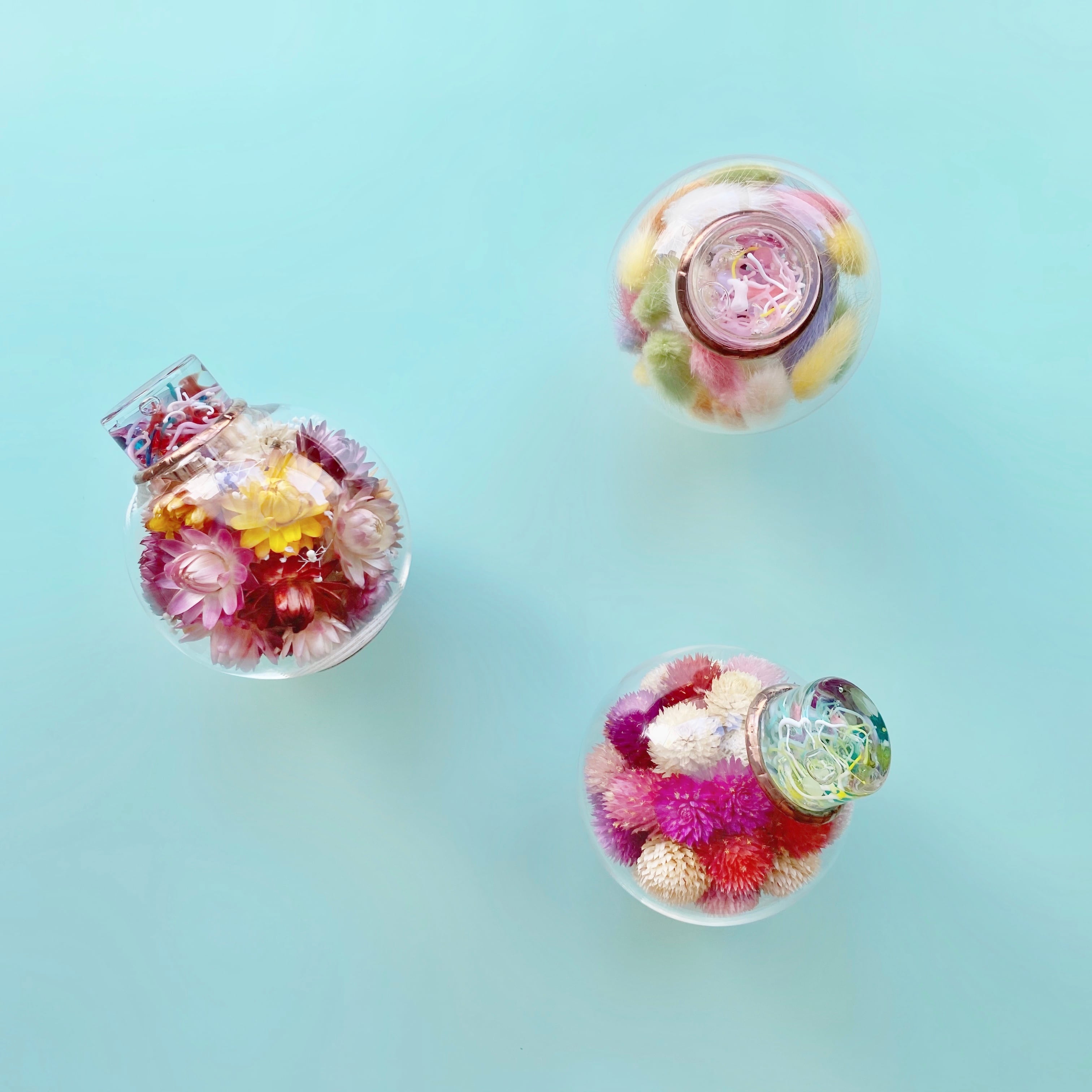 GlassNique ガラスポッドの万華鏡 ガラスポッドの万華鏡 フラワーポッド/ボタニカル3ミラー | GlassNique