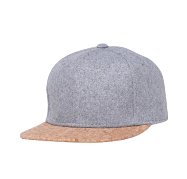 Cork fashion simple snap back cap