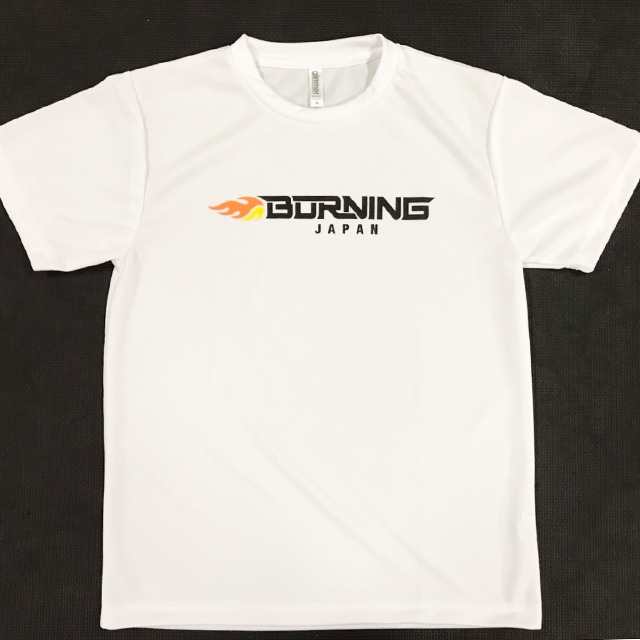 炎 BURNING Tシャツ ホワイト