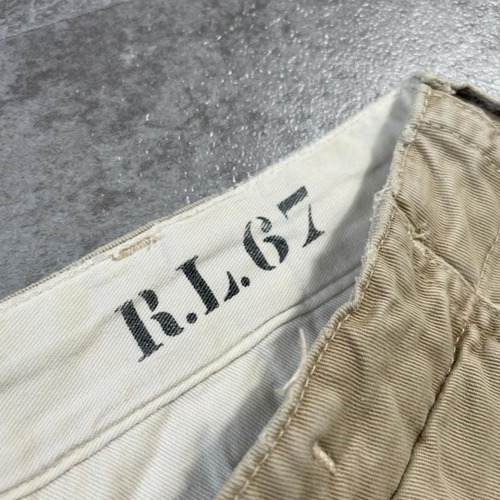90-00s RALPH LAUREN US army サンプリング チノパンツ 詳細写真9