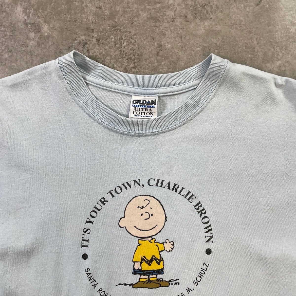 00年代 CHARLIE BROWN チャーリーブラウン プリントTシャツ レディース