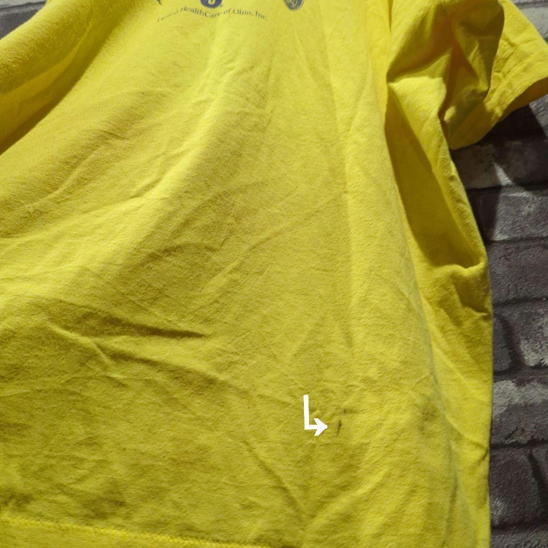 90sシングルステッチ半袖シャツ　XXL 3L企業ロゴプリント　イベントtシャツ