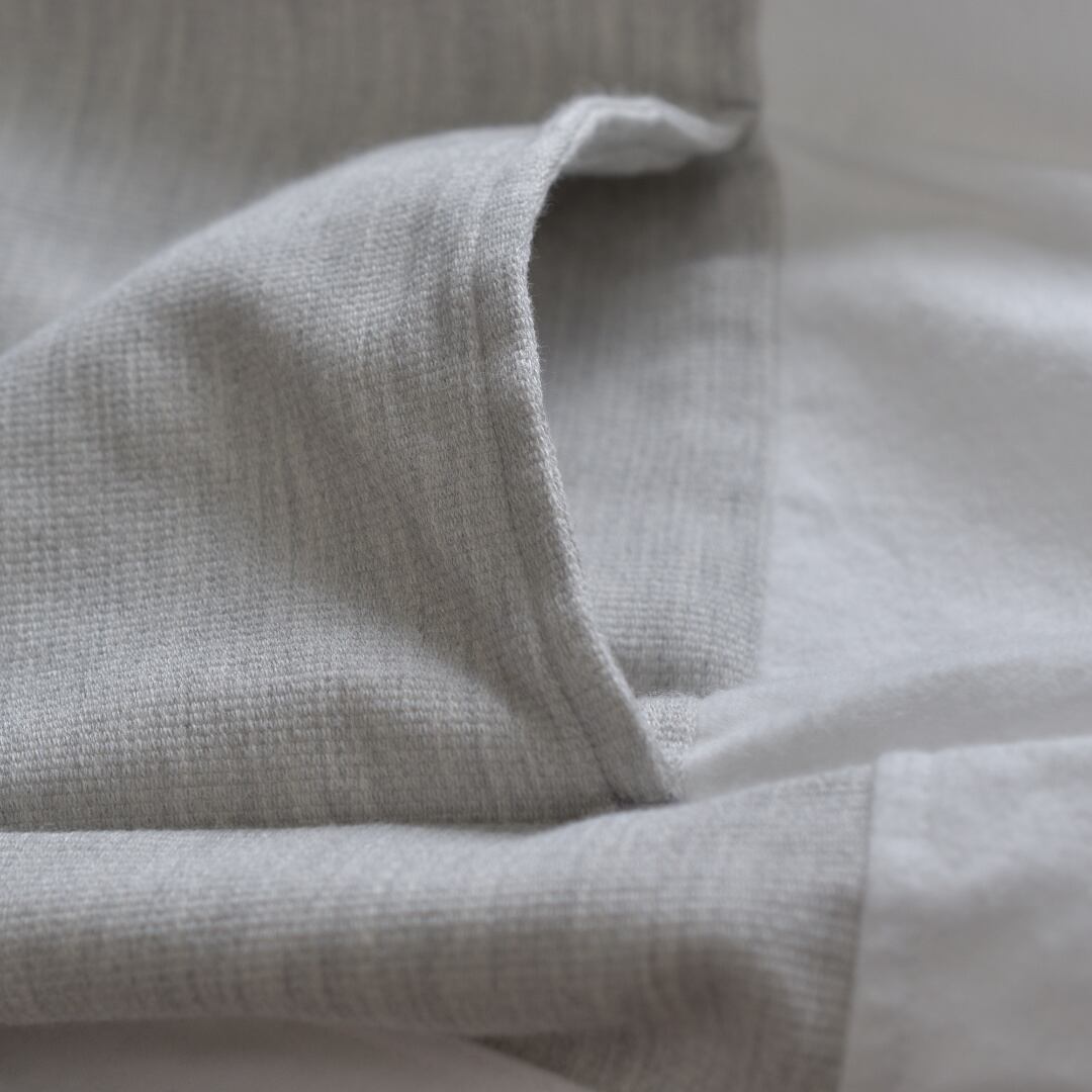 prit プリット ネルxボビーネル切替ダーツポケットコクーンパンツ・シロ