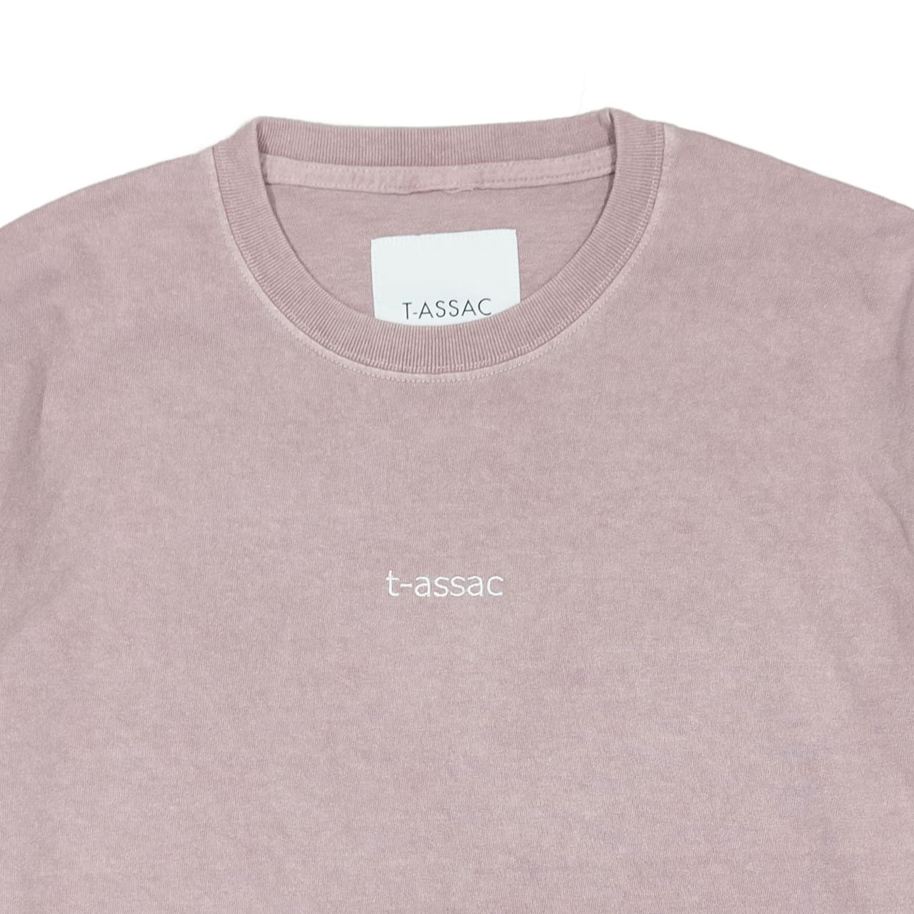 LONG SLEEVE T-SHIRT<PIGMENT DYE 03> / PINK