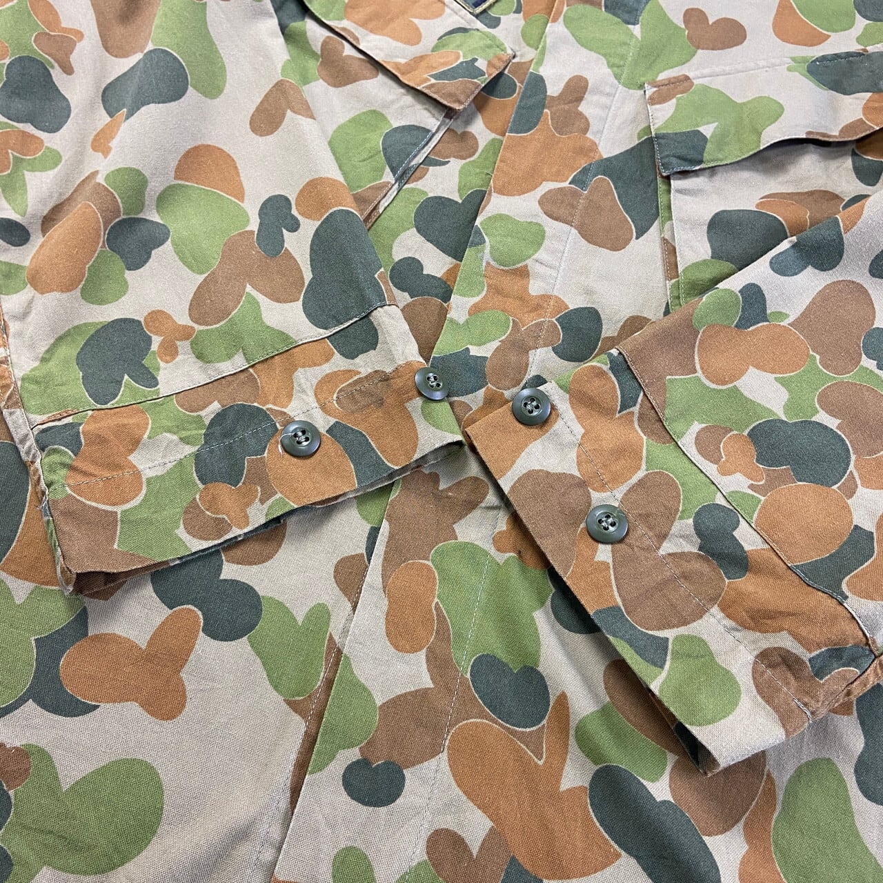 00年代 オーストラリア軍 FADA 迷彩 フィールドシャツ メンズXL相当
