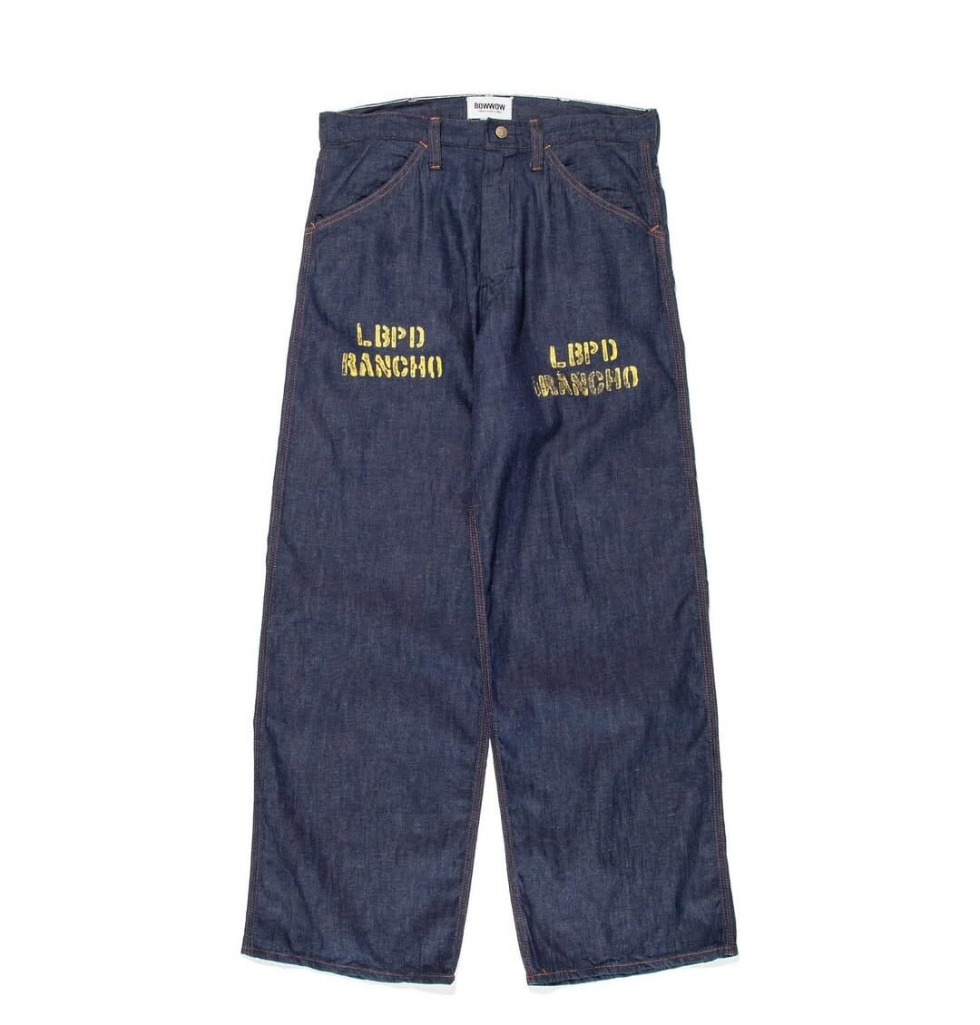 BOWWOW LBPD PRISONER DENIM PANTS | BOW & ARROW WEB STORE