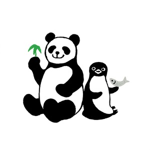 「パンダとペンギン」