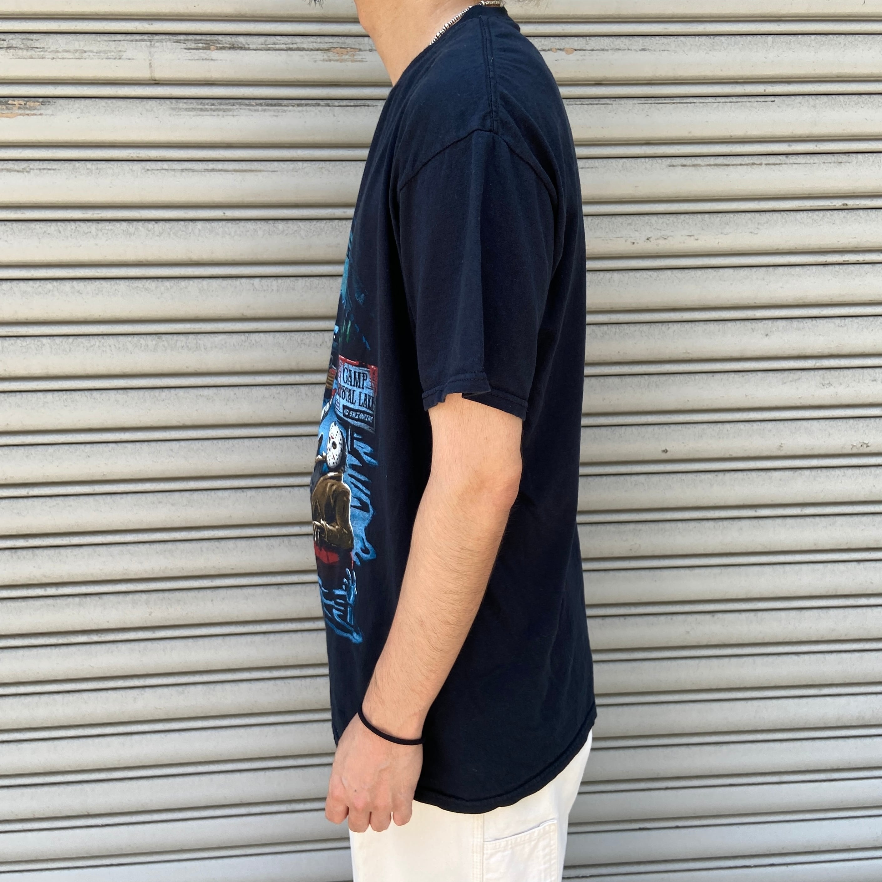 エルム街の悪夢 ムービーTシャツ フレディ ジェイソン ブラック L
