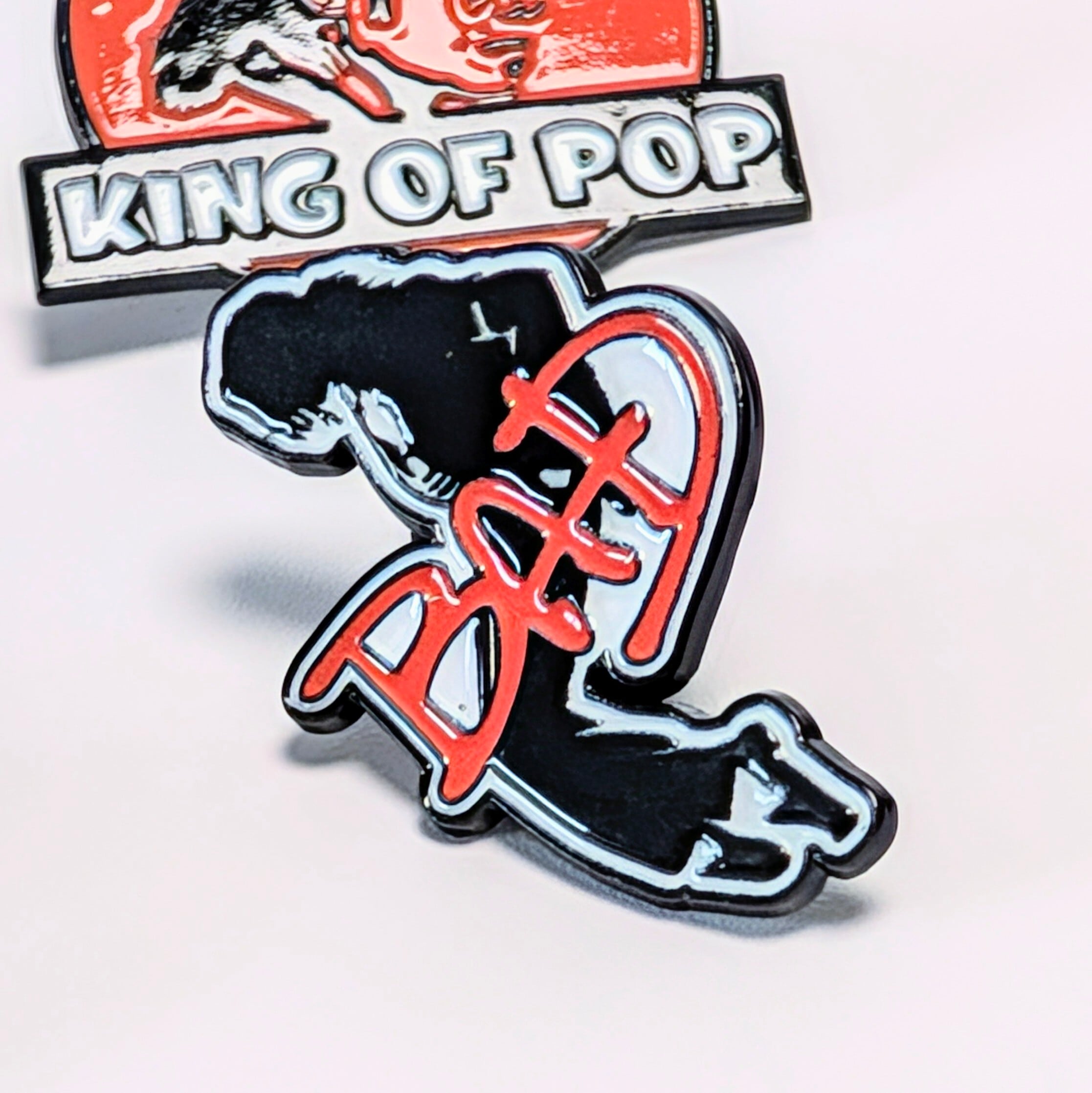 送料無料！ ★ピンズ PINS★ピンバッジ 【  マイケルジャクソン（Michael Jackson) 】4Pセット / ピンズセット 〚アメリカン雑貨 アメトイ〛