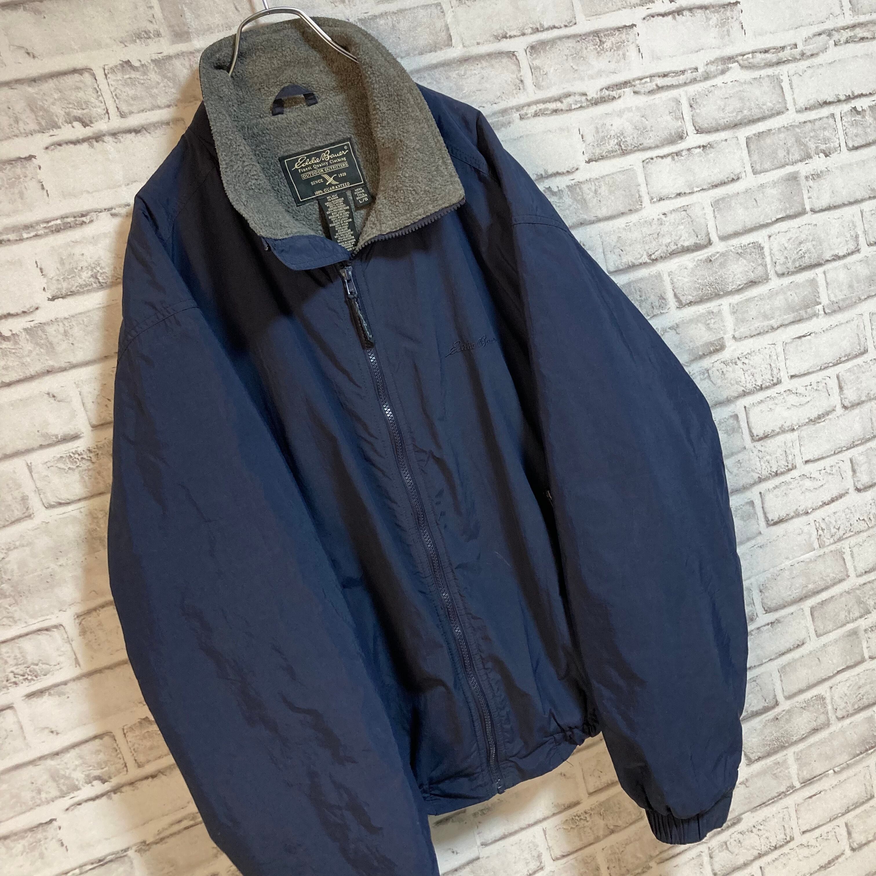 Eddie Bauer】Nylon Shell Jacket L “POLARTEC” Made in CANADA カナダ