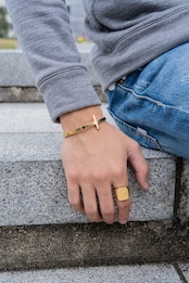 【cross bangle】 / GOLD