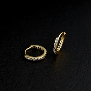 【Lamia】S925 zirconia hoop pierce  #pp05