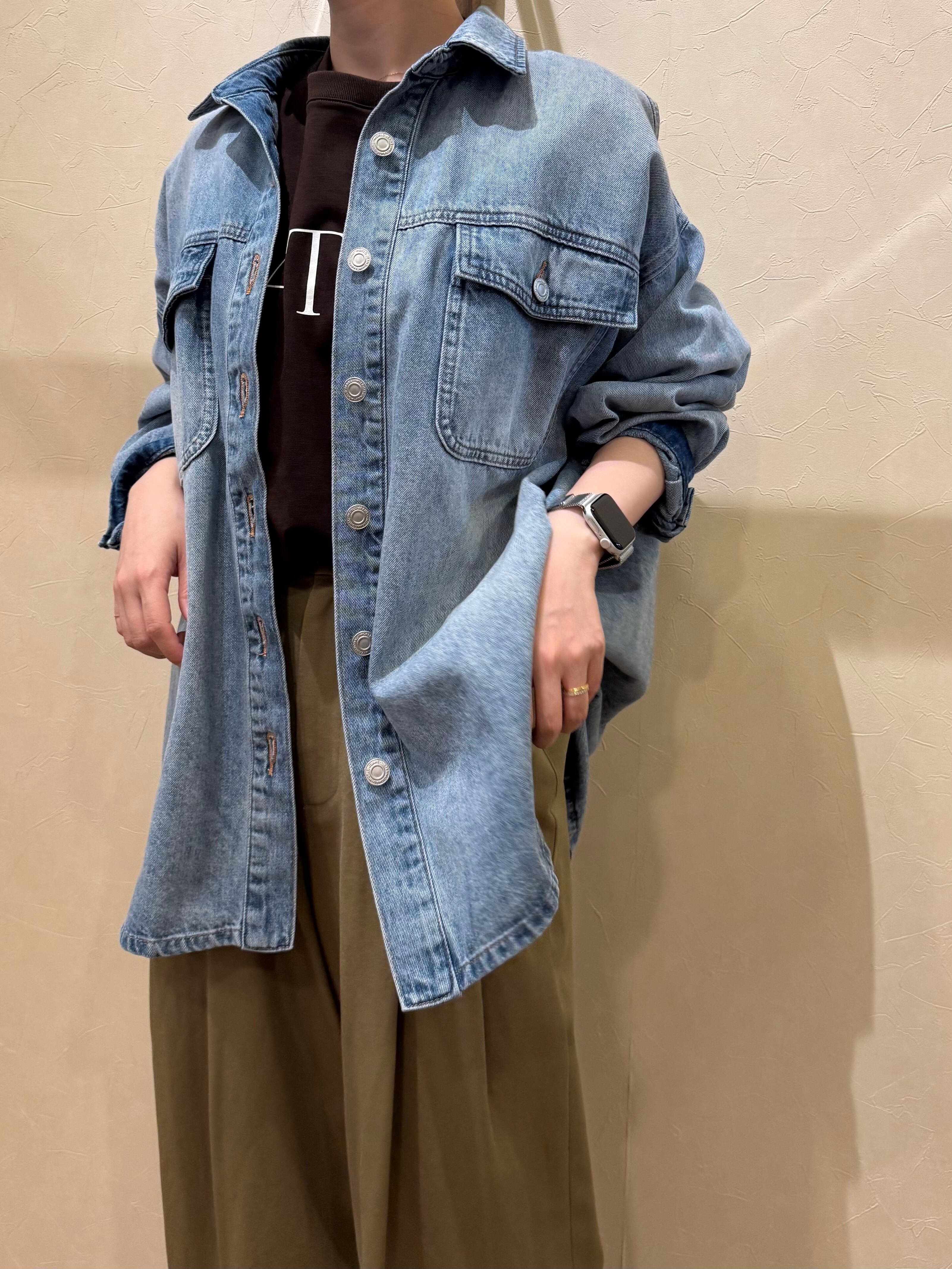 2026SS cafune デニムシャツジャケット 615933 | moupeeladies
