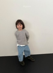 韓国子供服 / Digreen / 26Autumn / flat waffle mtm / ワッフルトレーナー *S~XXL*