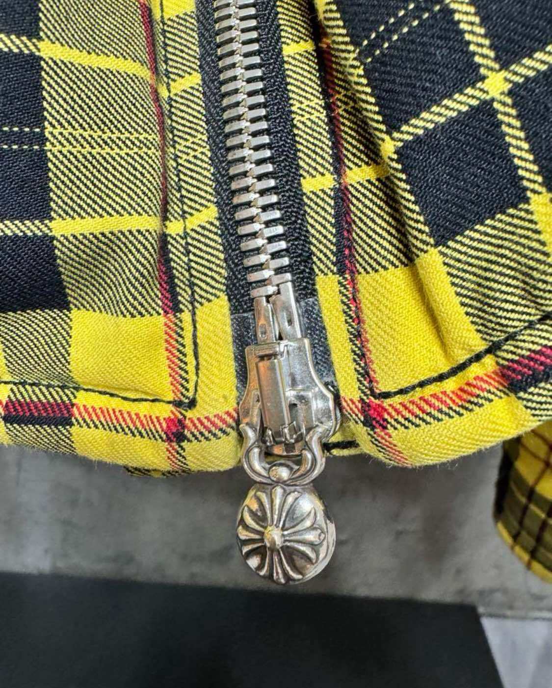 クロムハーツ マッティボーイ チョンパー チェック柄ジャケット M CHROME HEARTS クロムハーツ マッティボーイ チョンパー