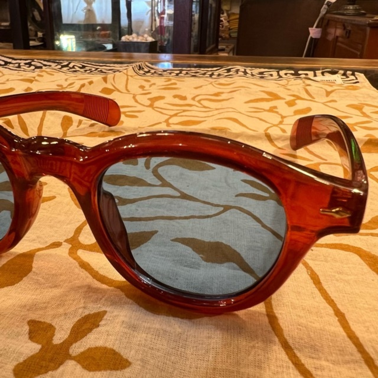 TOPANGA Accessory Rivet Round Sunglasses　リベットラウンドサングラス 5Type 　クリア　べっ甲　Sunglass