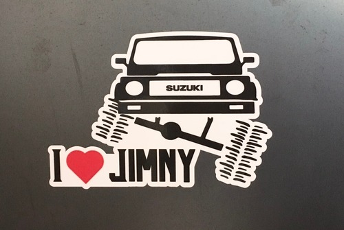 I ? JIMNY アイラブジムニー　ステッカー　屋外使用可能