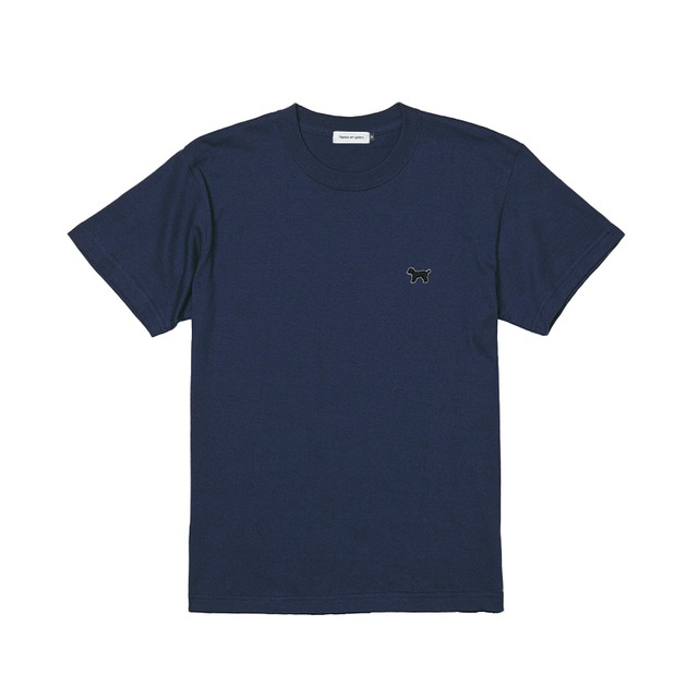 sideways logo T-shirt：Indigo