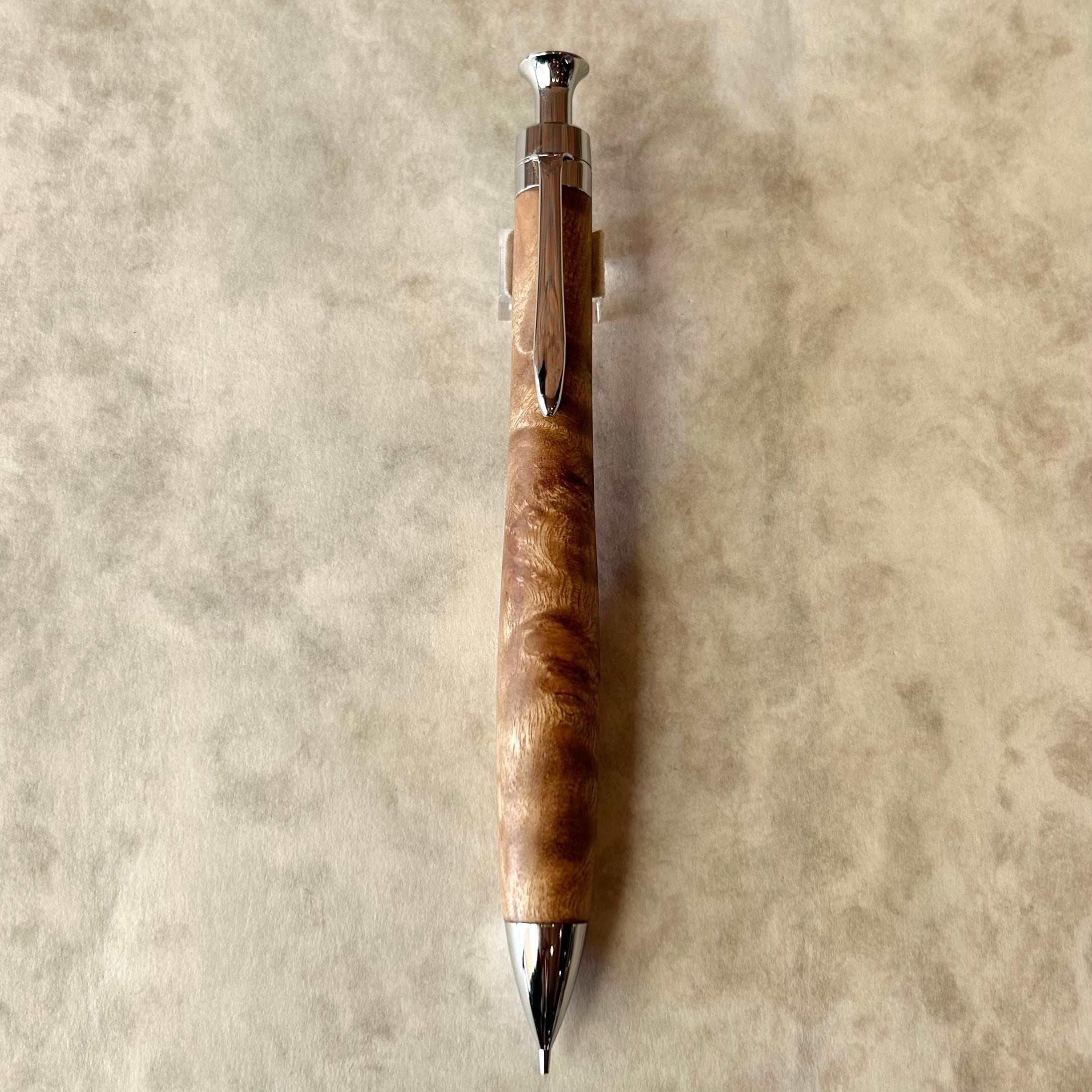 こぶた工房【マーブルウッド 極上杢①】 ボールペン換装可 | ペンネ