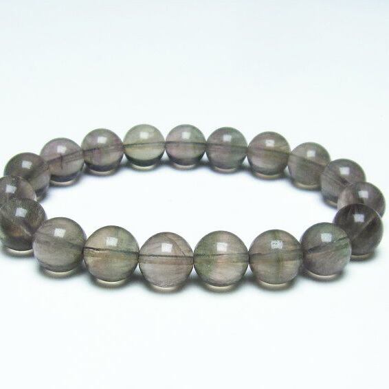 ラビットヘアー フローライト ブレスレット 10mm [M便 1/10] 111-25023