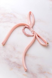 ポワンサテンリボンシュシュ　ロング