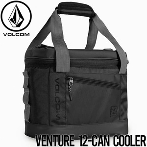 クーラーバッグ ソフトクーラー VOLCOM ボルコム ヴォルコム VENTURE 12-CAN COOLER BLK VMXX00VMEG 日本代理店正規品