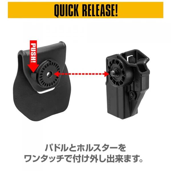 Battle Style】 Hi-Capa SERIES CQC HOLSTER | GunPlay'sWorks