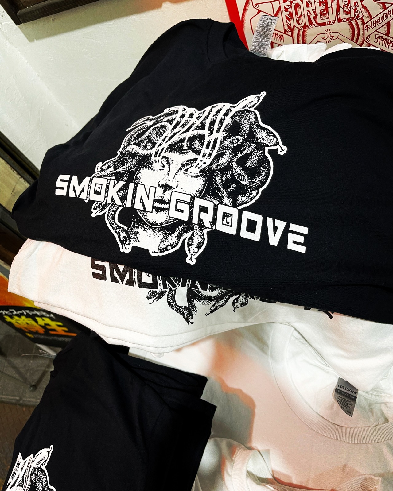 SmokinGroove 煙乗Tシャツ ホワイト 残りMサイズ1点限り | SmokinGroove
