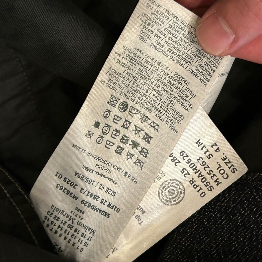 Maison Margiela メゾン マルジェラ 25SS COTTON GABARDINE JACKET