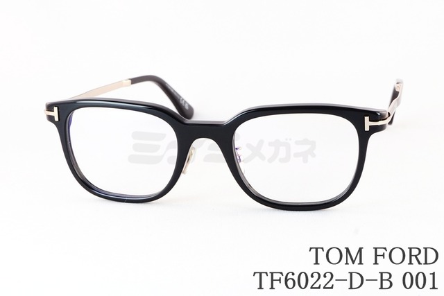 TOM FORD メガネ TF6022-D-B 001 日本企画モデル スクエア メンズ レディース おしゃれ アジアンフィット ITALY イタリア製 トムフォード