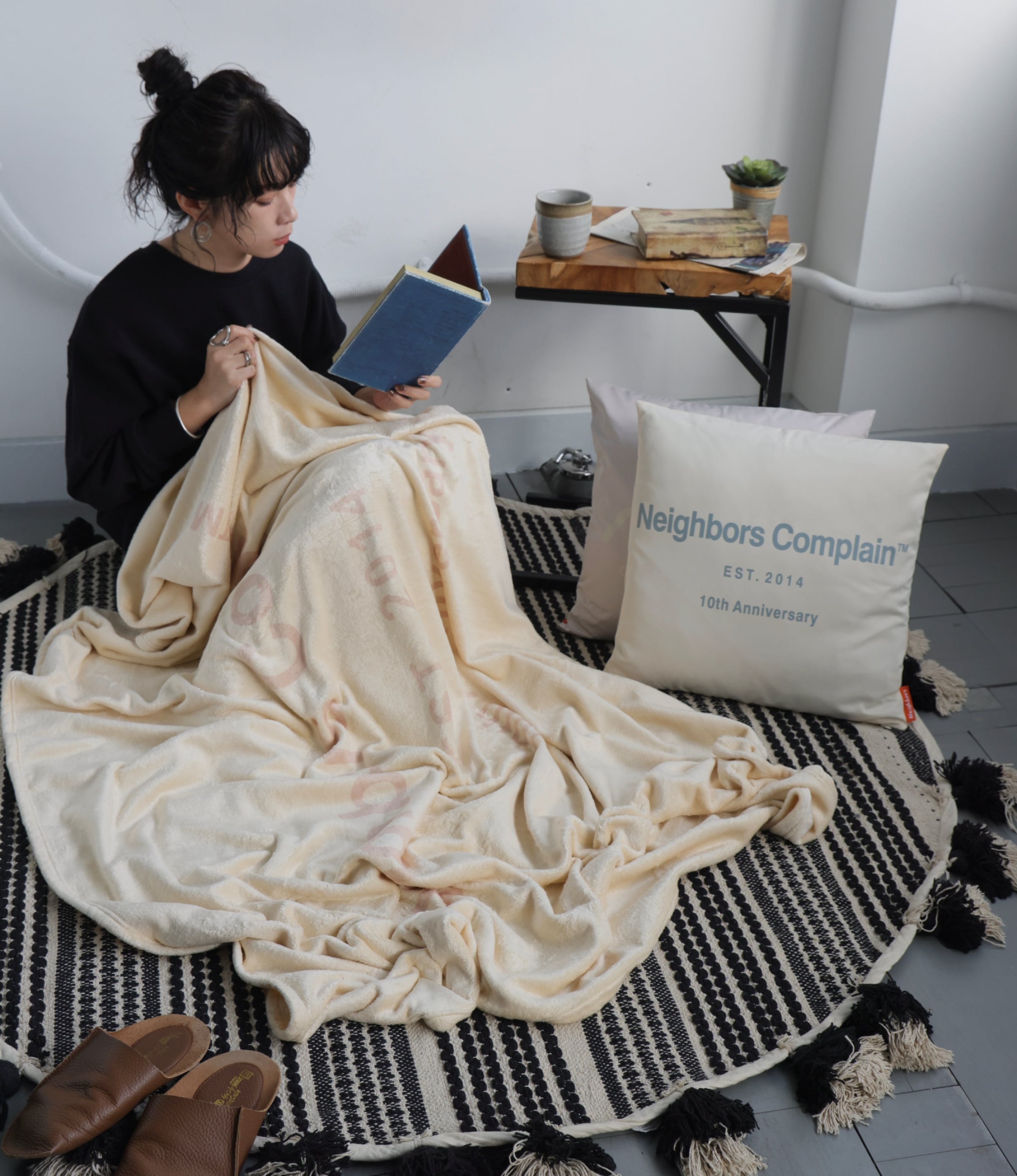 ジフン ブランケット nbcp blanket w/case feat.antiqua (10th anniversary) | nbcp