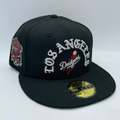 NEW ERA 59FIFTY/5950 ロサンゼルス・ドジャース Los Angeles Dodgers 40th Anniversary Script Black Prime Edition【海外商品】