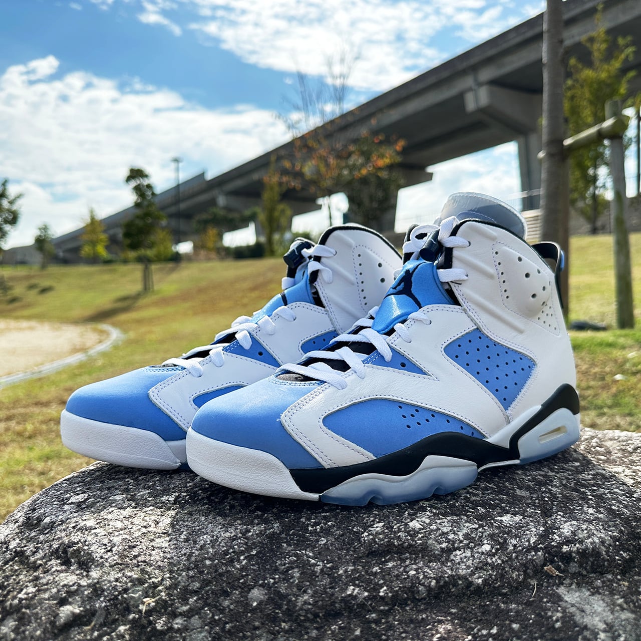 NIKE AIR JORDAN6 university blue 26cm