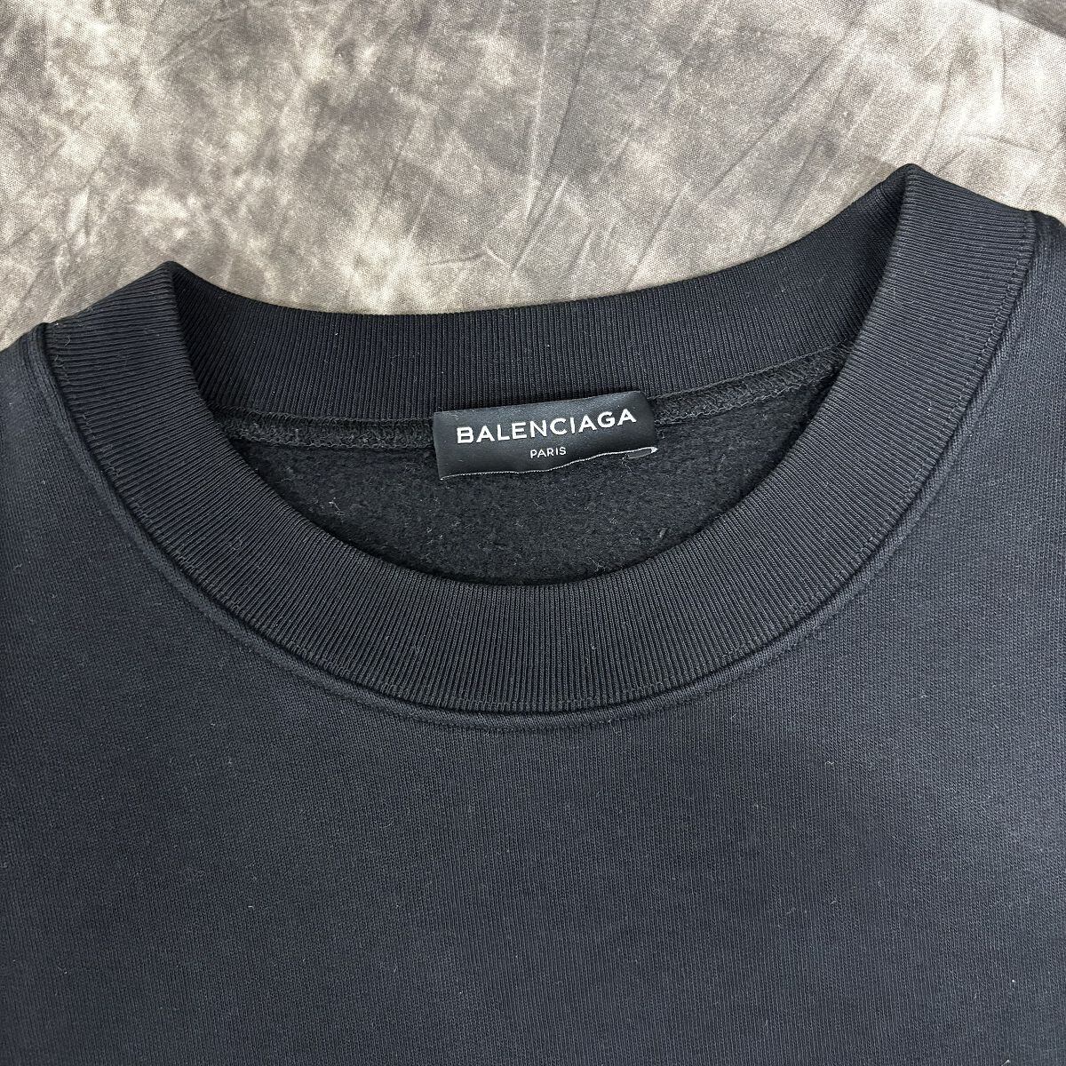 BALENCIAGA/バレンシアガ キャンペーンロゴクルーネックスウェット  