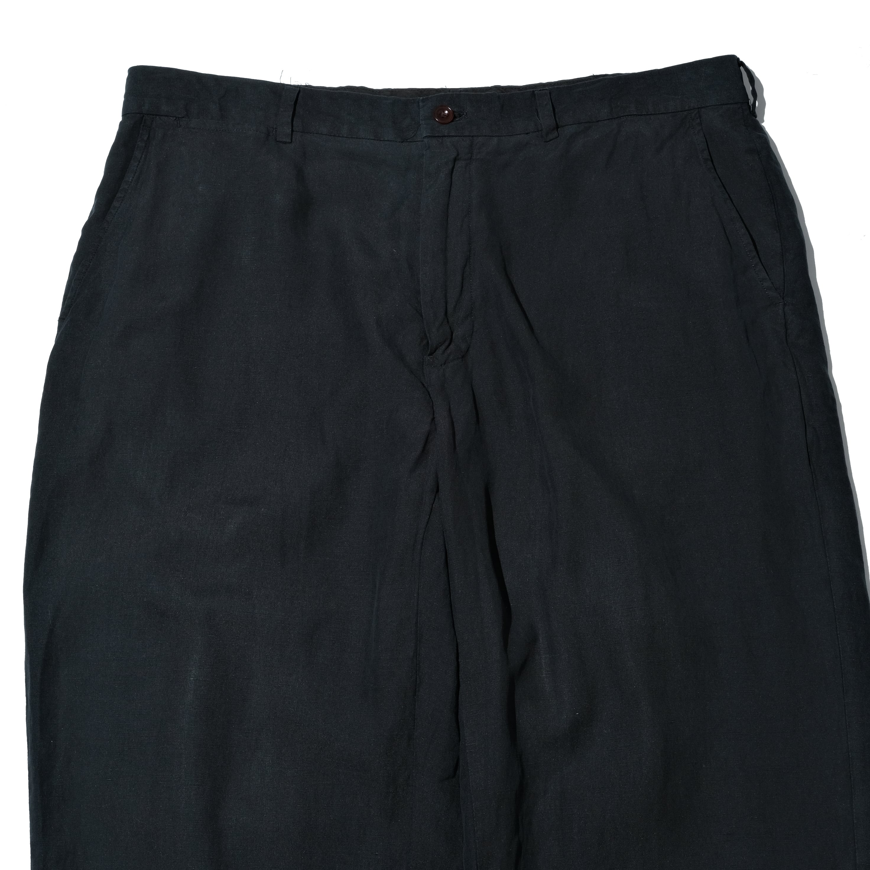 Polo by Ralph Lauren silk/linen black slacks [37.5x29] | goodbuy