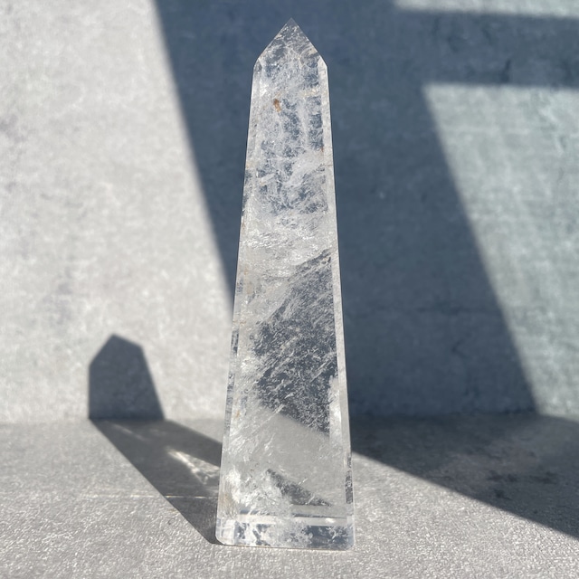 ミナスジェライス産クリアクォーツ オベリスク11◇ Clear Quartz ◇ 天然石・鉱物・パワーストーン