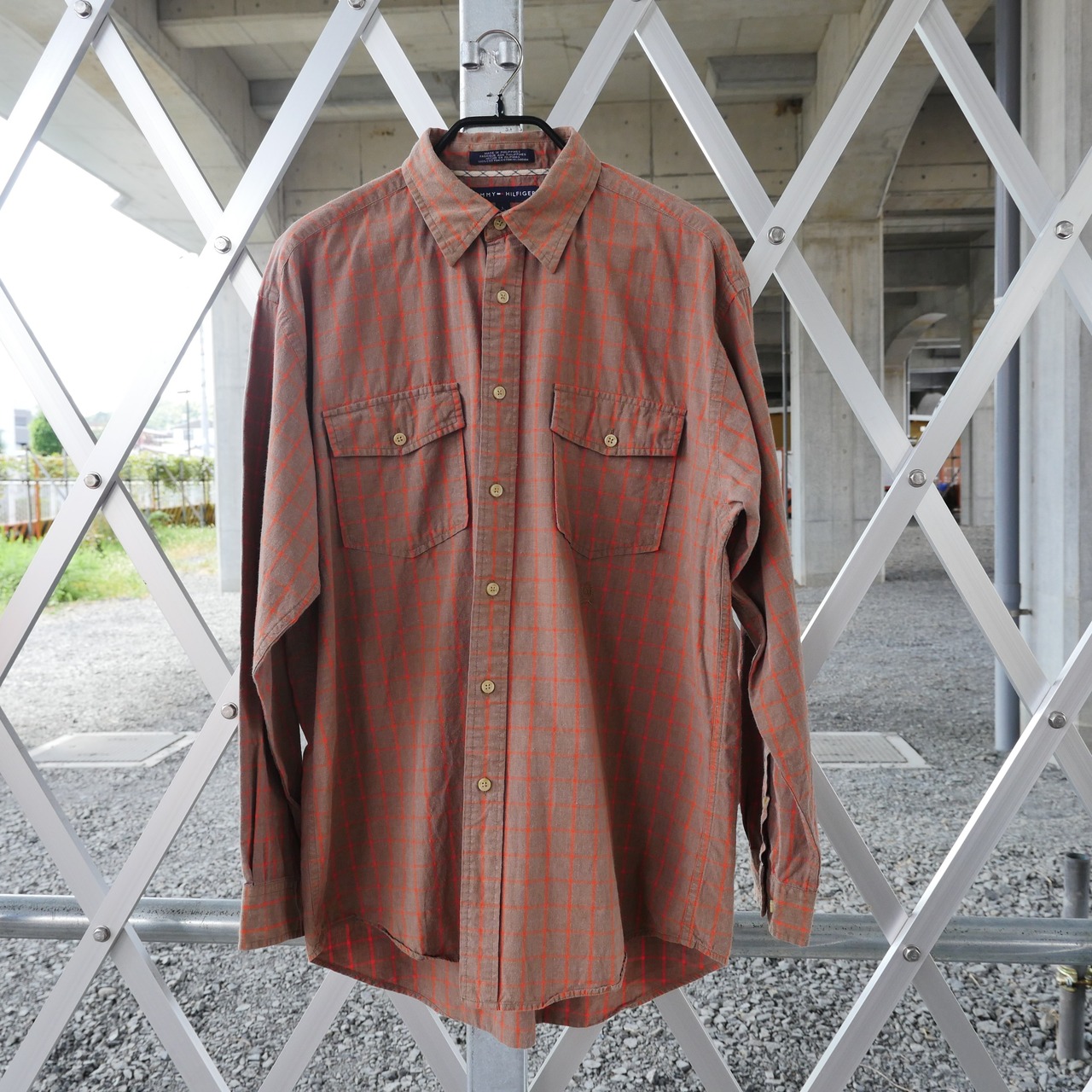 TOMMY HILFIGER|チェックロングシャツ