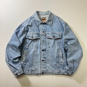 90s EURO Levi's 70503 チュニジア製 デニムジャケット Gジャン リーバイス ライトブルー XXL 古着