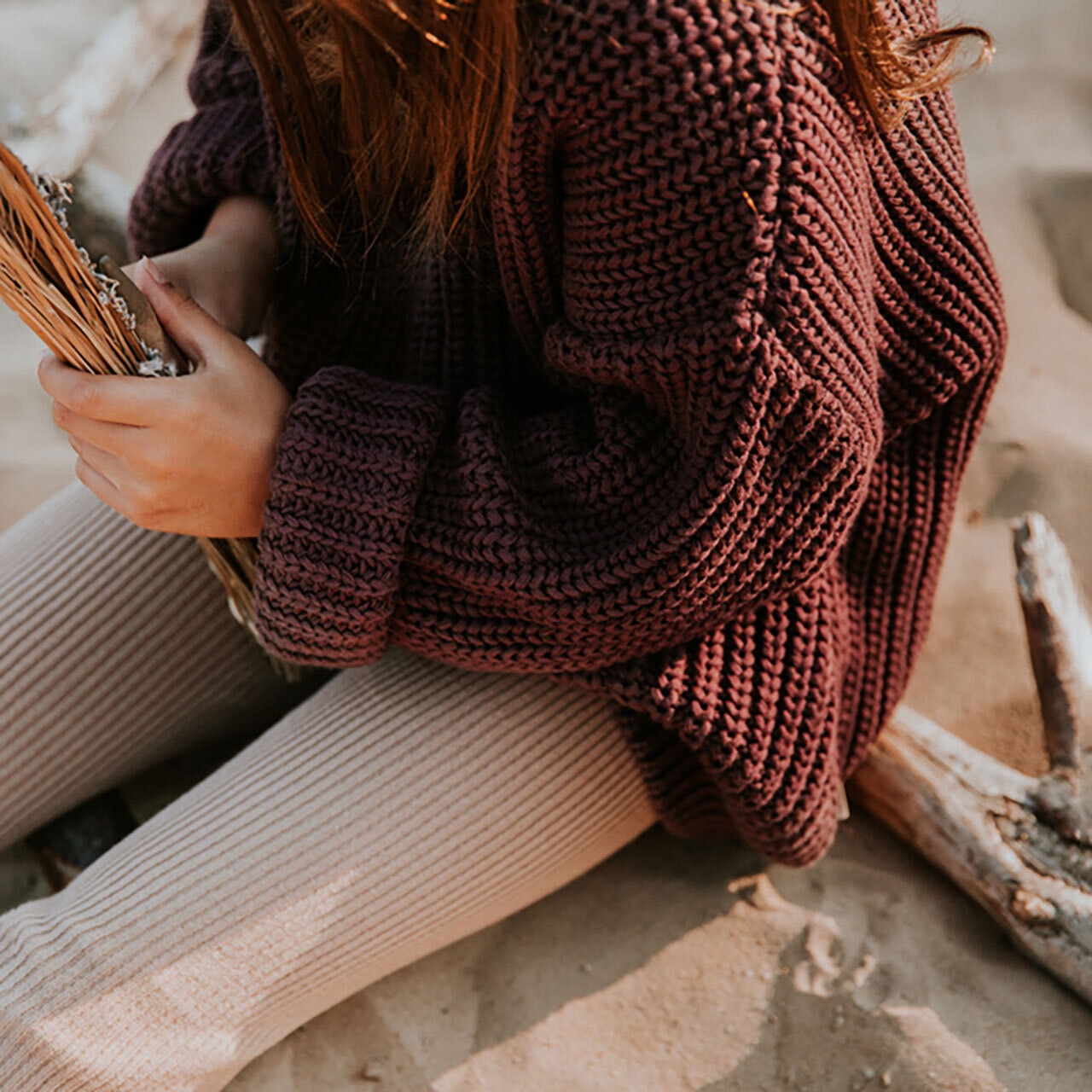 ＜YUKI KIDSWEAR＞チャンキーニット セーター Chunky Knitted Sweater-Fig - 8