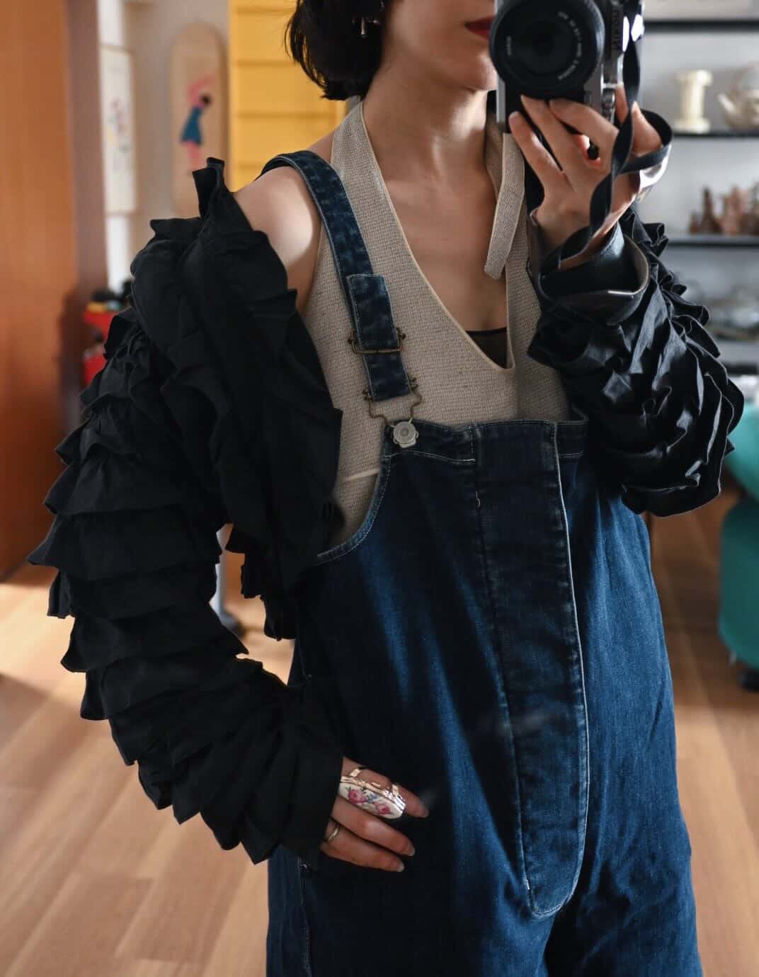 Bootleggers ダークブルー オーバーオール リーバイス LEVI'S オーバーオール ダークインディゴ GET INVOLVED