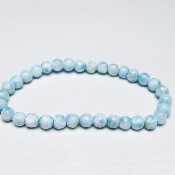 ラリマー ブレスレット 6mm 一点物 メール便可 [M便 1/10] 111-47941