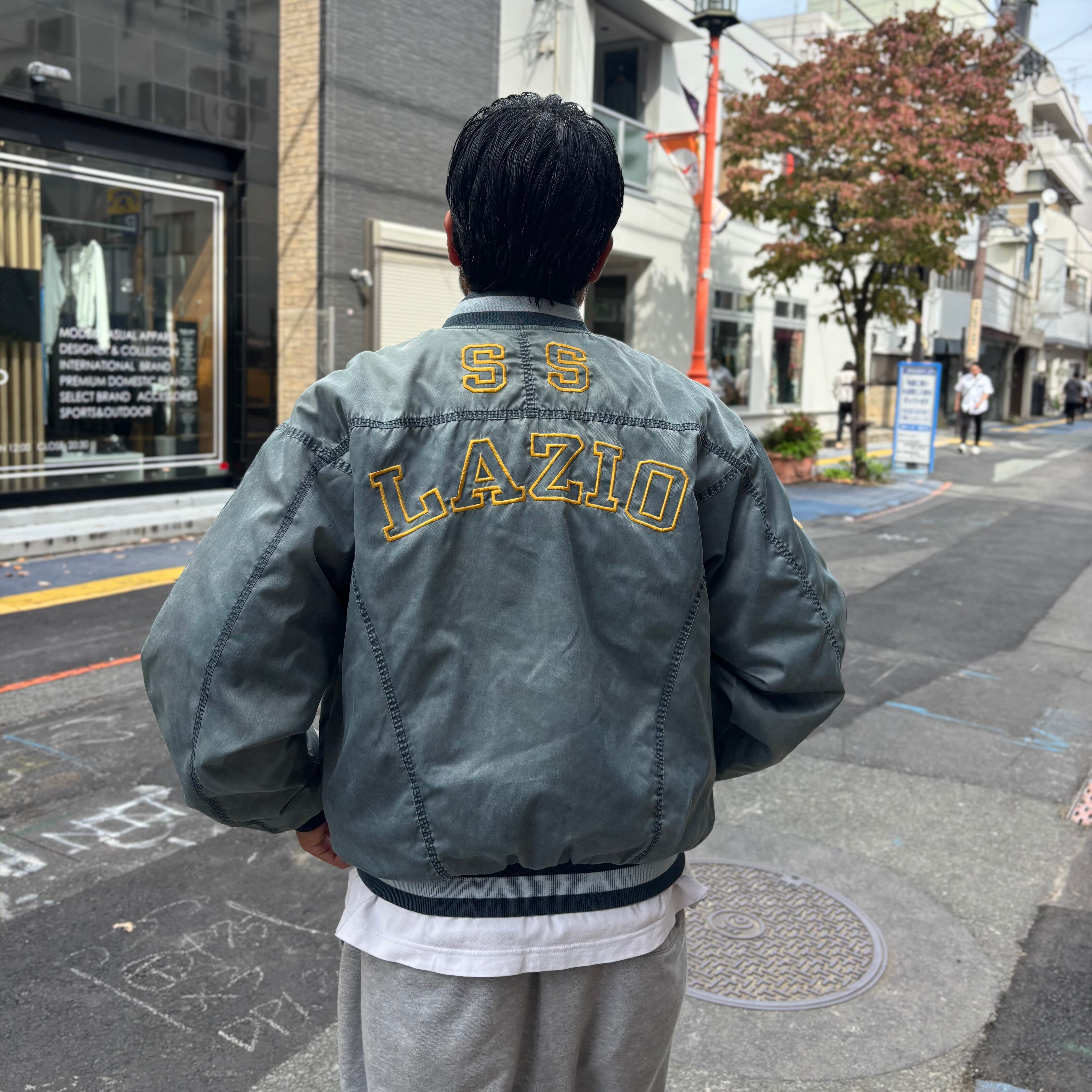 90年代　セリエA ラツィオ　ピステ　ウィンドブレーカー ネイビー　サッカー 90年代 セリエA ラツィオ ピステ ウィンドブレーカー ネイビー サッカー