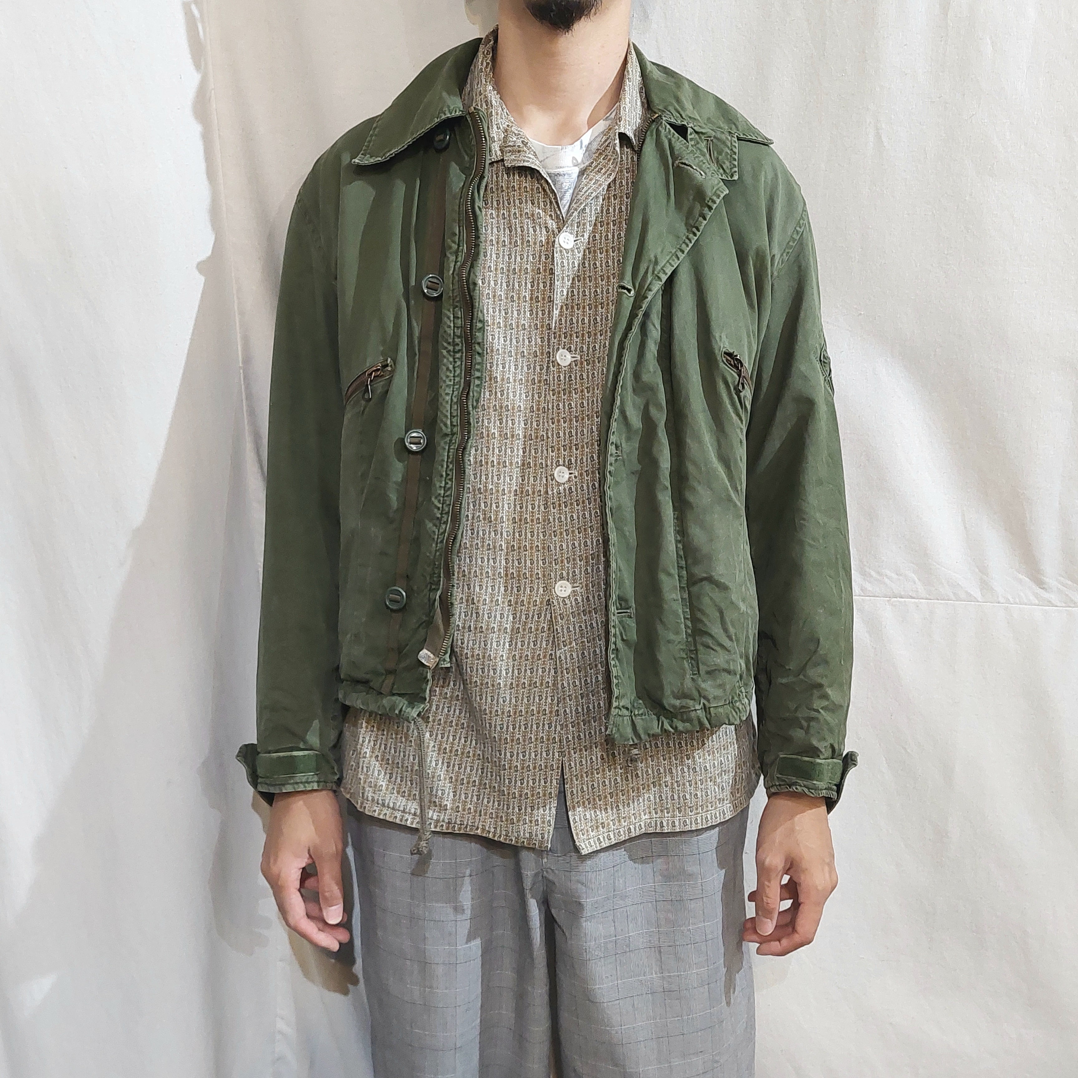 80s British Royal Air Force MK3 Flight jacket [l-304-2] イギリス軍