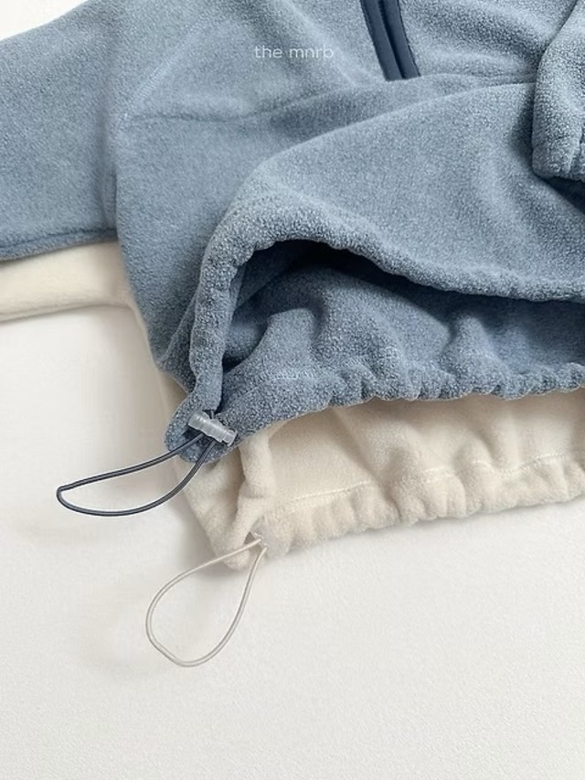 【予約】two tone fleece half zip