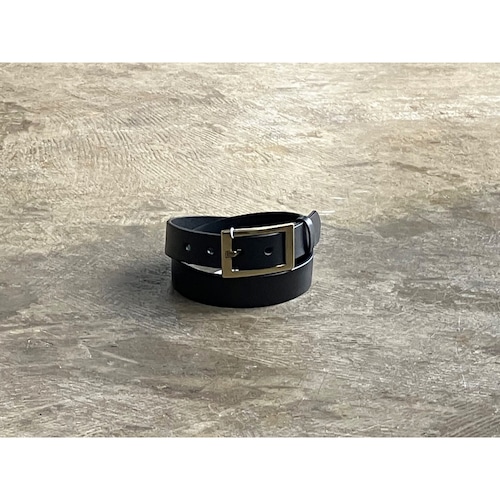 AULENTTI(オウレンティ) Italian Leather Brass Buckle Plain Belt