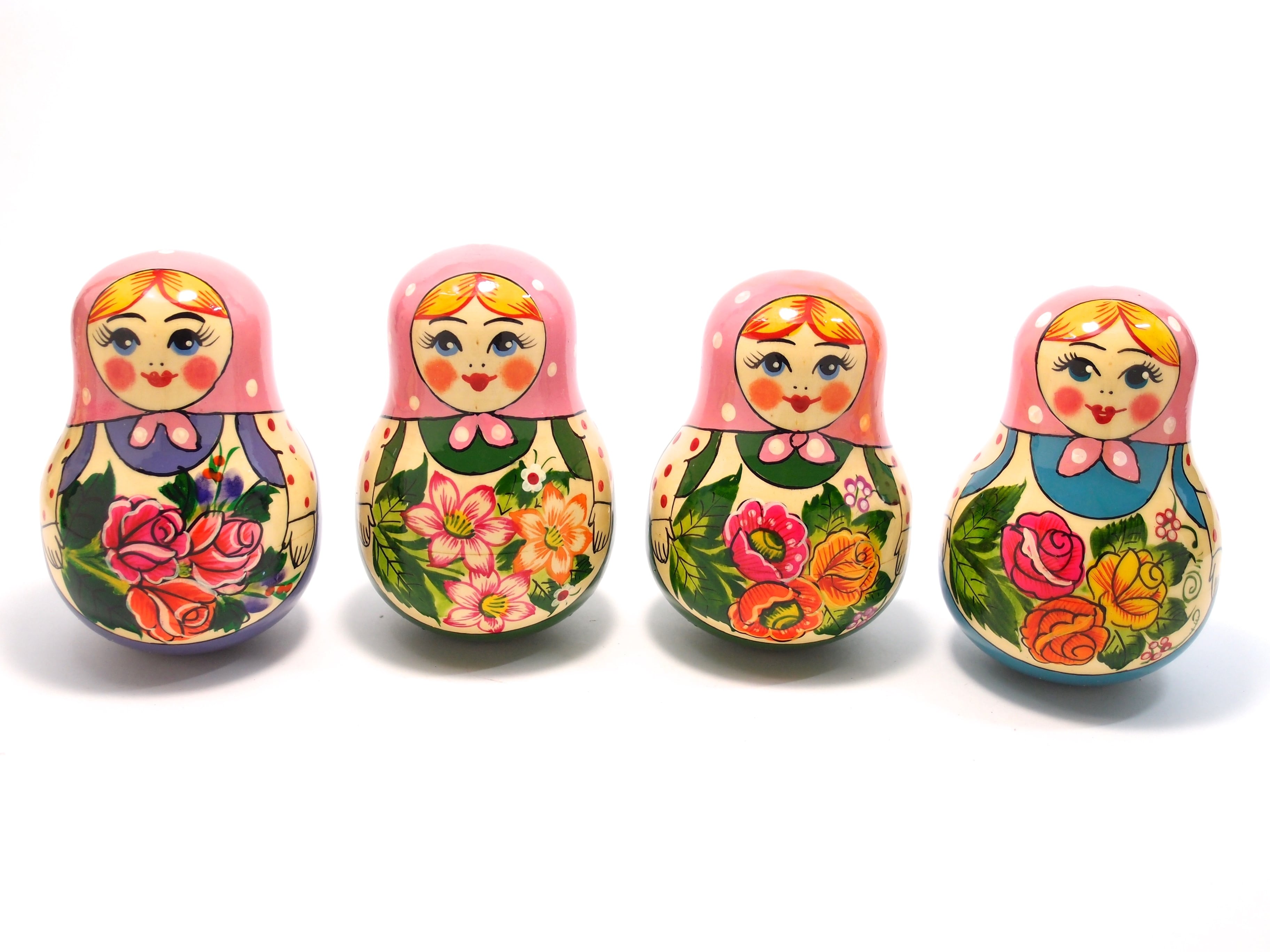 セミョーノフ産 マトリョーシカ おきあがりこぼし 「ベラ」 [ロシア製