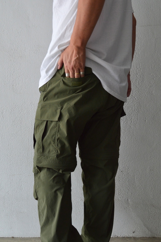 LEWIN M65 NOMAD PANTS Stretch Nylon Cargo 2Way Model Made in Japan レウィン USArmy M65パンツ