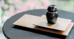 真鍮製骨壺　ミニまる骨壺