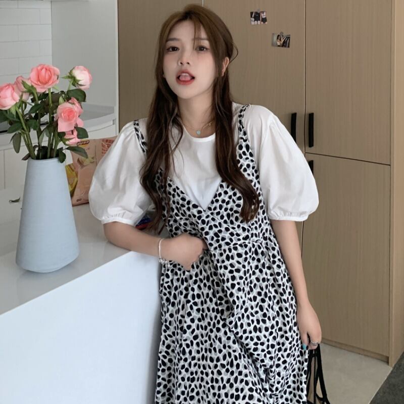 フローラルドレス サマーロングスカート 夏物 花柄 YY-ファッション76401985701